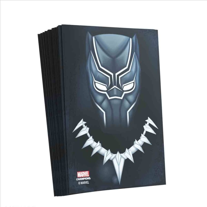 Fundas Mate Tamaño Estándar Black Phanter Marvel Champions Art Sleeves GameGenic