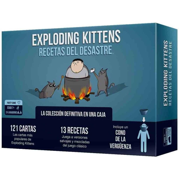 Juego de mesa Exploding Kittens Recetas del Desastre