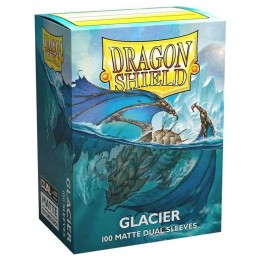 Glacier Standard Matte Dual Sleeves Dragon Shield