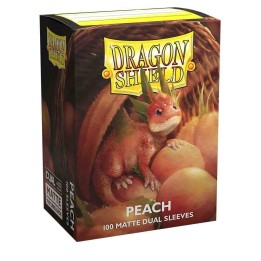 Fundas Matte Dual Tamaño Estándar Peach Dragon Shield