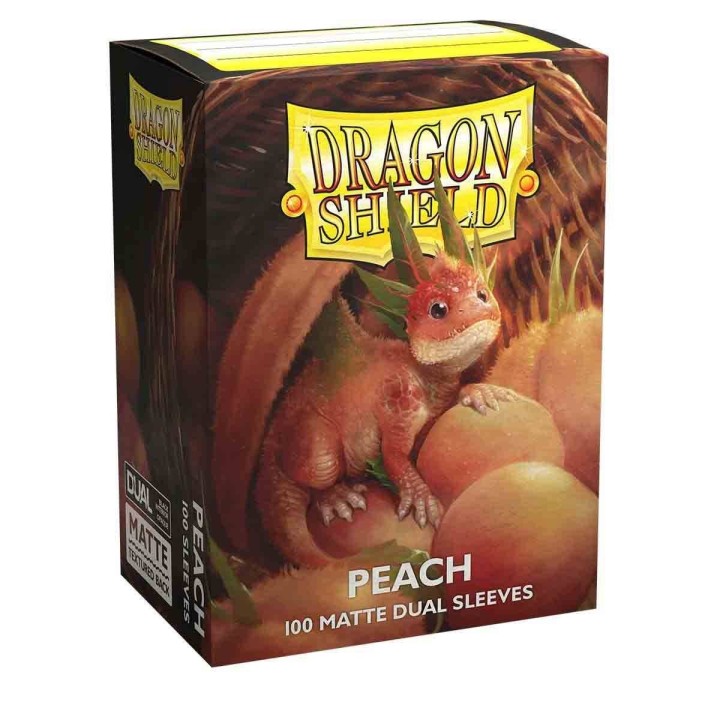 Fundas Matte Dual Tamaño Estándar Peach Dragon Shield