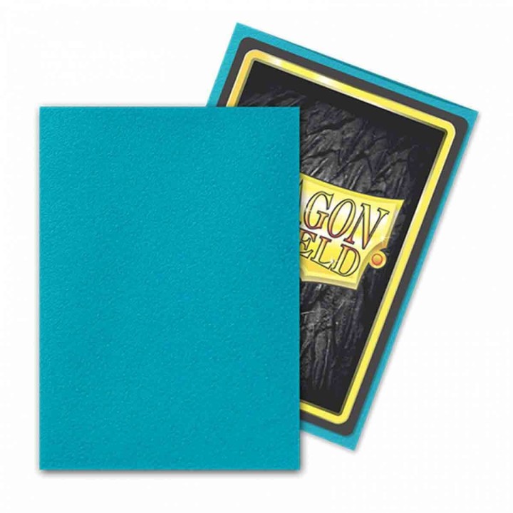 Turquoise Standard Matte Sleeves Dragon Shield (Fundas)