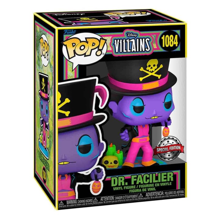 POP! Dr. Facilier Blacklight 1084 Disney Villains (Exclusive)