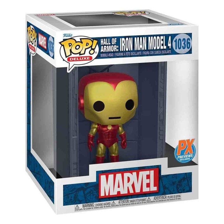 POP! Hall of Armor Iron Man Model 4 1036 Marvel (Exclusive)