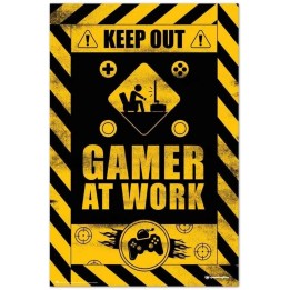 Keep Out Gamer At Work Póster 05 B (60x91,5 cm)