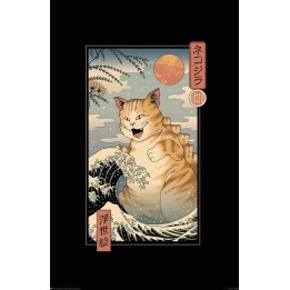 Vicent Trinidad Catzilla Ukiyoe Póster 22 (60x91,5 cm)