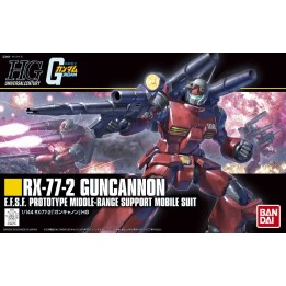 HG RX-77-2 Guncannon E.F.S.F Prototype Middle-Range Support Mobile Suit Gundam 1/144