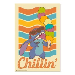 Stitch Chillin Póster 08 (60x91,5 cm)