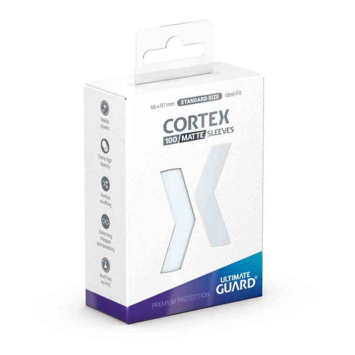 Matte Sleeves Standard Size Transparent Cortex Ultimate Guard