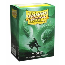 Might Standard Matte Dual Sleeves Dragon Shield (Fundas)