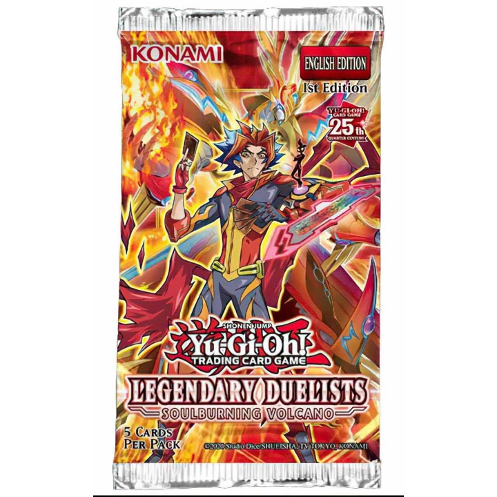 Sobre Volcán Quema Almas Duelistas Legendarios Yu-Gi-Oh! (Castellano)(Castellano)