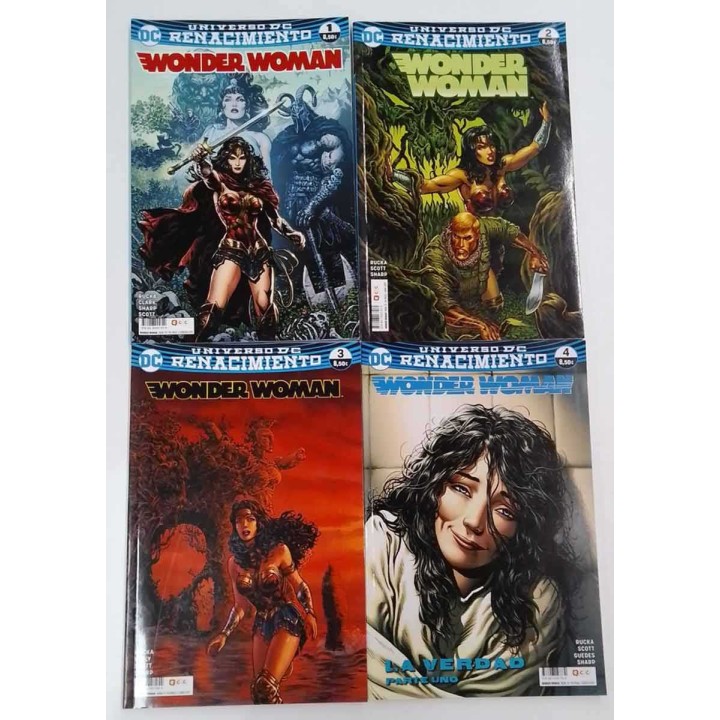Wonder Woman Universo DC Renacimiento del 01 al 04 (Segunda Mano)