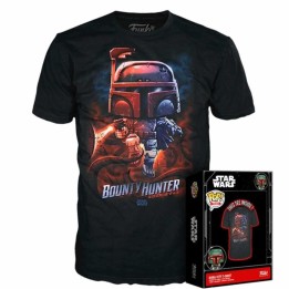 POP! Tee Box Boba Fett Star Wars The Mandalorian Camiseta XL