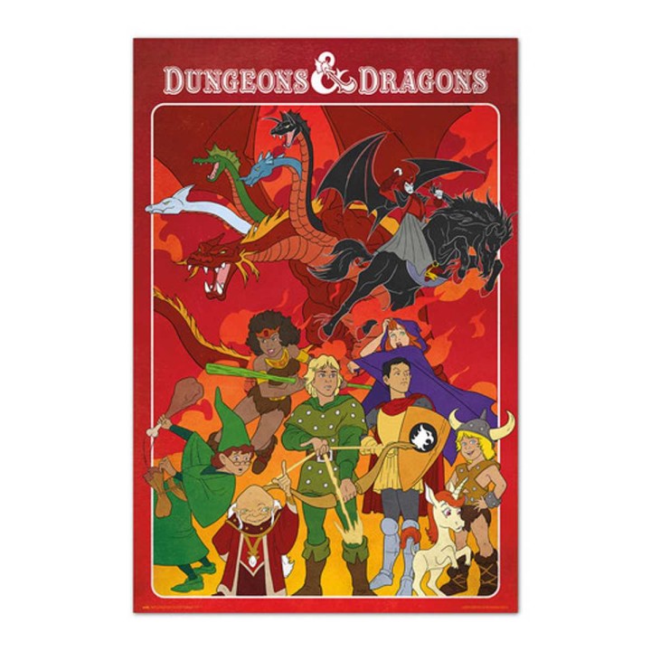 Dungeons & Dragons The Animated Series Póster 26 (60x91,5 cm)