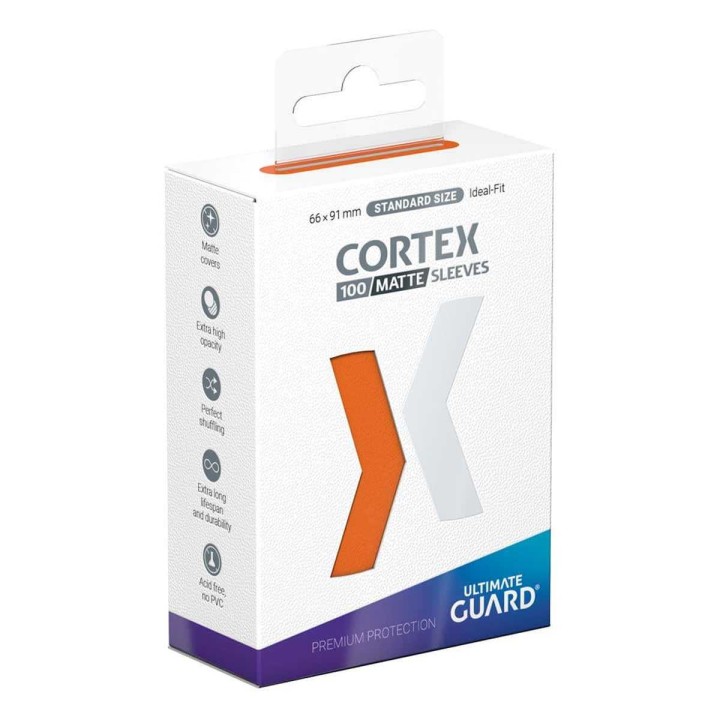 Fundas Mate Tamaño Estándar Orange Cortex Ultimate Guard