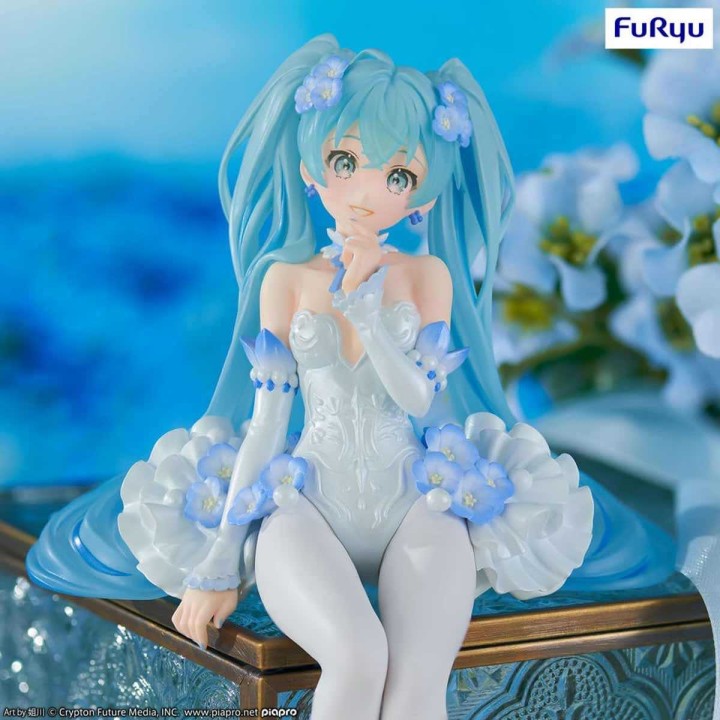 Hatsune Miku Noodle Stopper Miku Flower Fairy Nemophila 15 cm