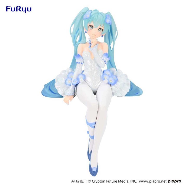 Hatsune Miku Noodle Stopper Miku Flower Fairy Nemophila 15 cm