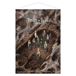 Attack on Titan The Final Season Póster Tela Following the Rumbling 50 x 70 cm
