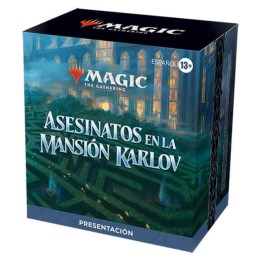Presentación Asesinatos en la mansión Karlov MTG - Cartoon Corp
