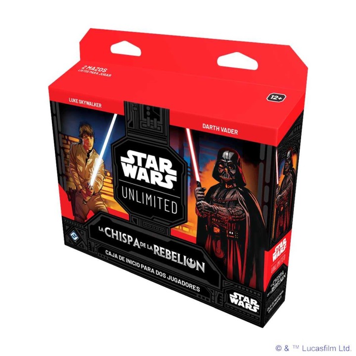 Caja de Inicio para Dos Jugadores La Chispa de la Rebelión Star Wars Unlimited (Castellano)
