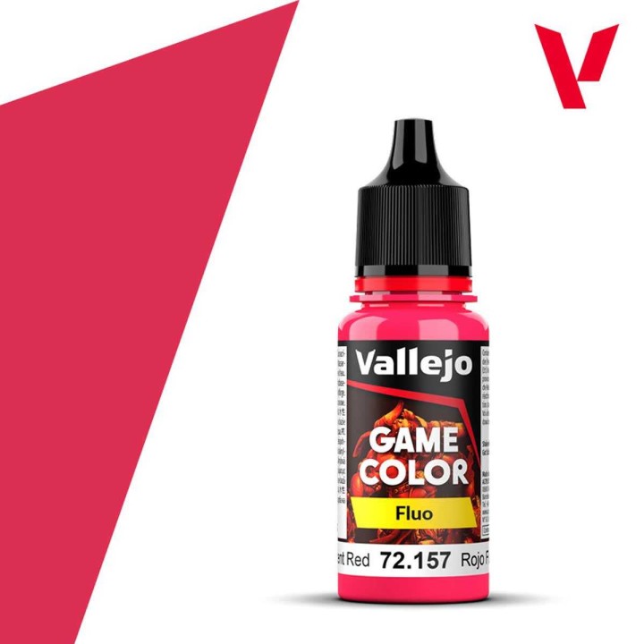 72157 Rojo Fluorescente Vallejo Game Color Fluo