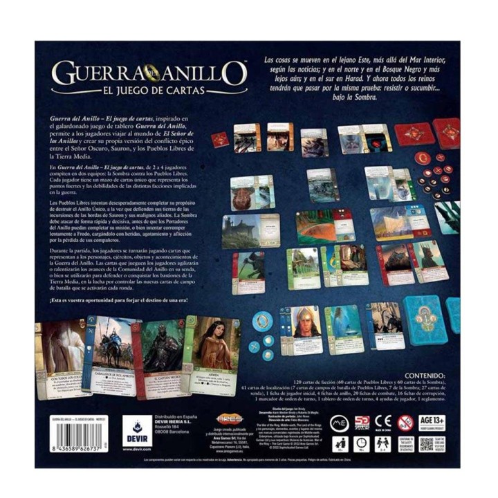 Guerra del Anillo El Juego de Cartas