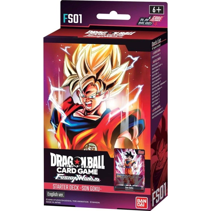 Son Goku Starter Deck Dragon Ball Super Card Game Fusion World