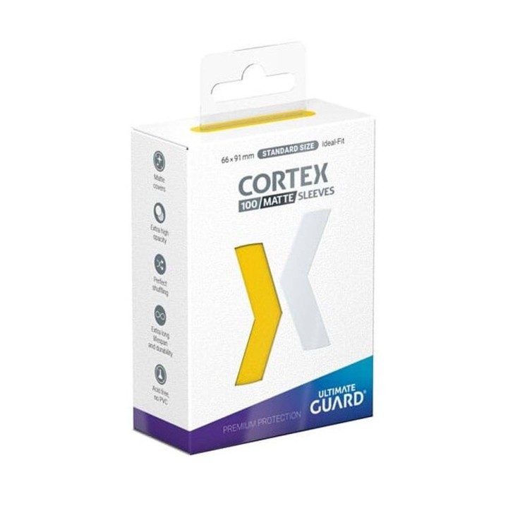 Fundas Mate Tamaño Estándar Yellow Cortex Ultimate Guard
