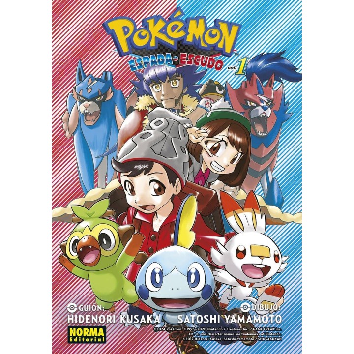 Manga Pokémon Espada y Escudo 01