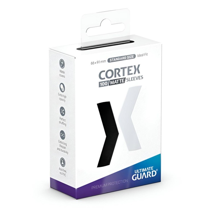 Fundas Mate Tamaño Estándar Black Cortex Ultimate Guard