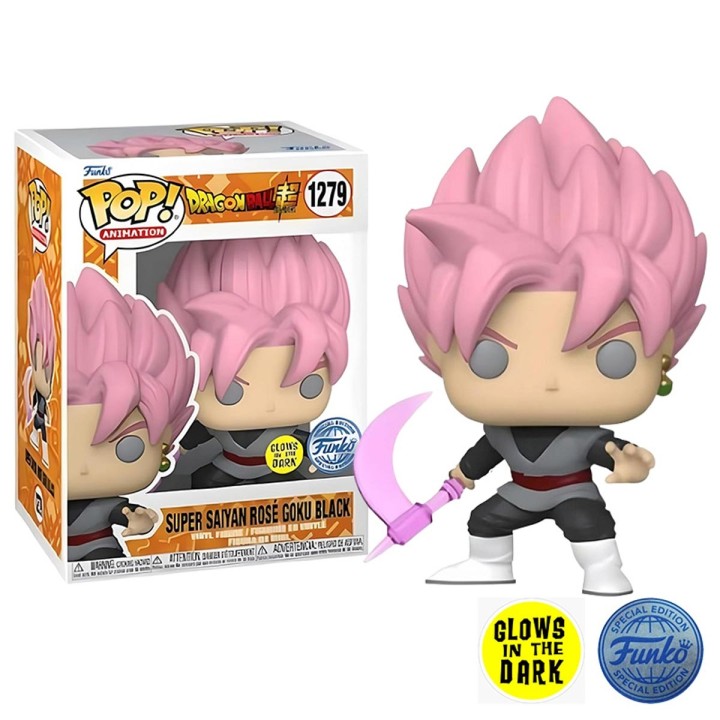Funko Pop Super Saiyan Rose Goku Black 1279 Dragon Ball Super (Glows in the Dark) (Special Edicion)