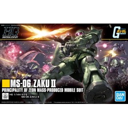 HG MS-06 Zaku II Principality of Zeon Mass-Produced Mobile Suit 1/144