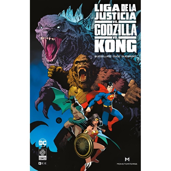 Cómic Liga de la Justicia vs Godzilla vs Kong