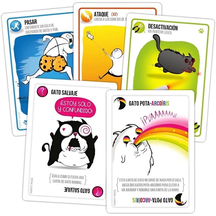 Juego de mesa Exploding Kittens Party Pack (Castellano)