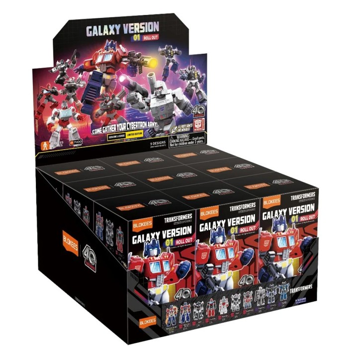 Transformers Caja Galaxy Version 01 Roll Out Surtido