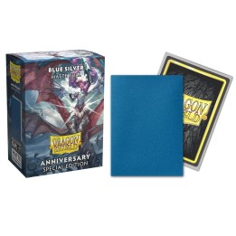 Blue Silver Standard Matter Dual Art Sleeves Dragon Shield (Edición Especial)