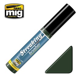 1256 Green Grey Grime Streaking brusher Ammo Mig