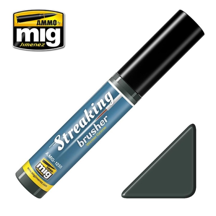 1255 Winter Grime Streaking brusher Ammo Mig