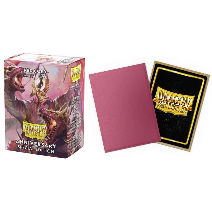 Pomegranate Gold Standard Matte Dual Sleeves Dragon Shield