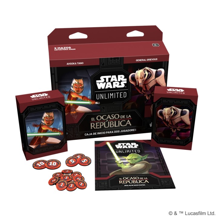 Caja inicio El ocaso de la República Star Wars Unlimited