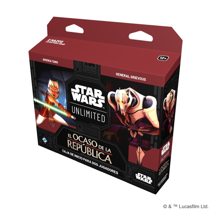 Caja inicio El ocaso de la República Star Wars Unlimited