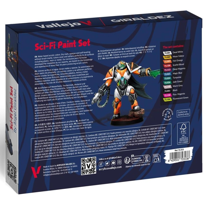 Sci-Fi Paint Set by Ángel Giráldez