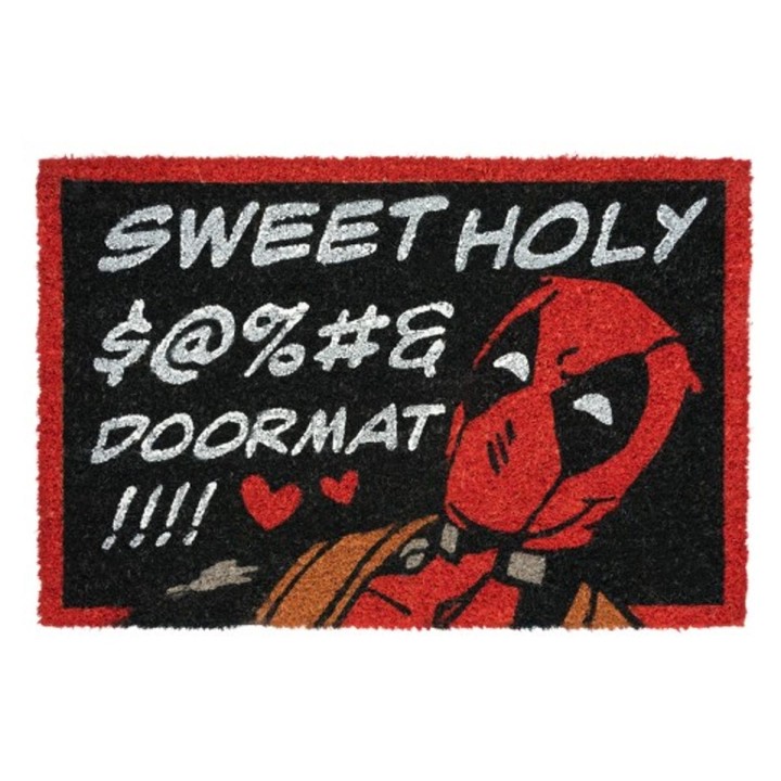 Sweet Holy **** Dormat Deadpool Marvel Felpudo