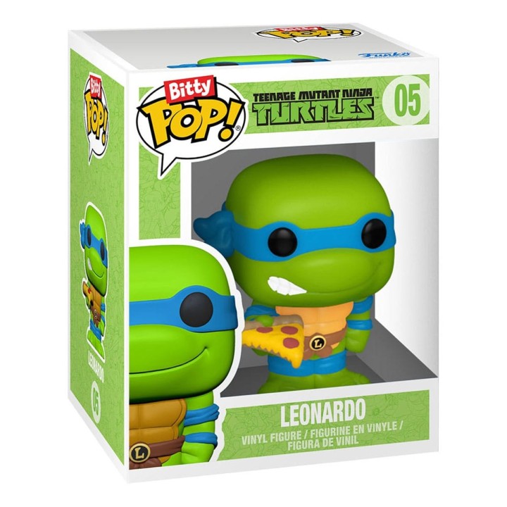 Bitty Pop Rides Leonardo and Turtle Van Teenage Mutant Ninja Turtles