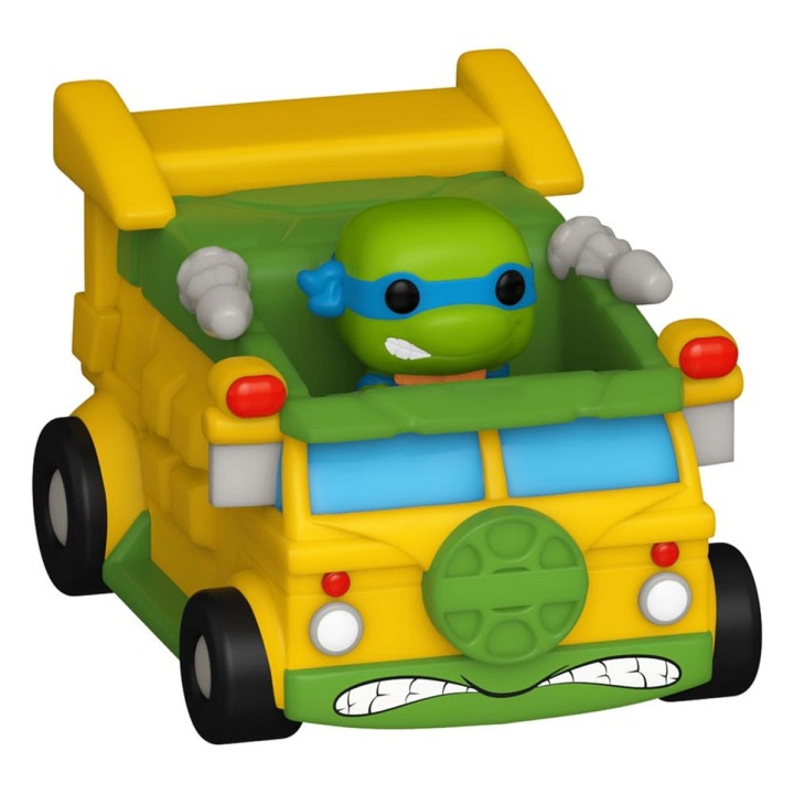 Bitty Pop Rides Leonardo and Turtle Van Teenage Mutant Ninja Turtles