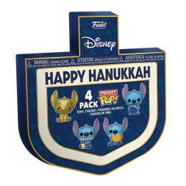 Pocket Pop 4 Pack Stitch Happy Hanukka Disney