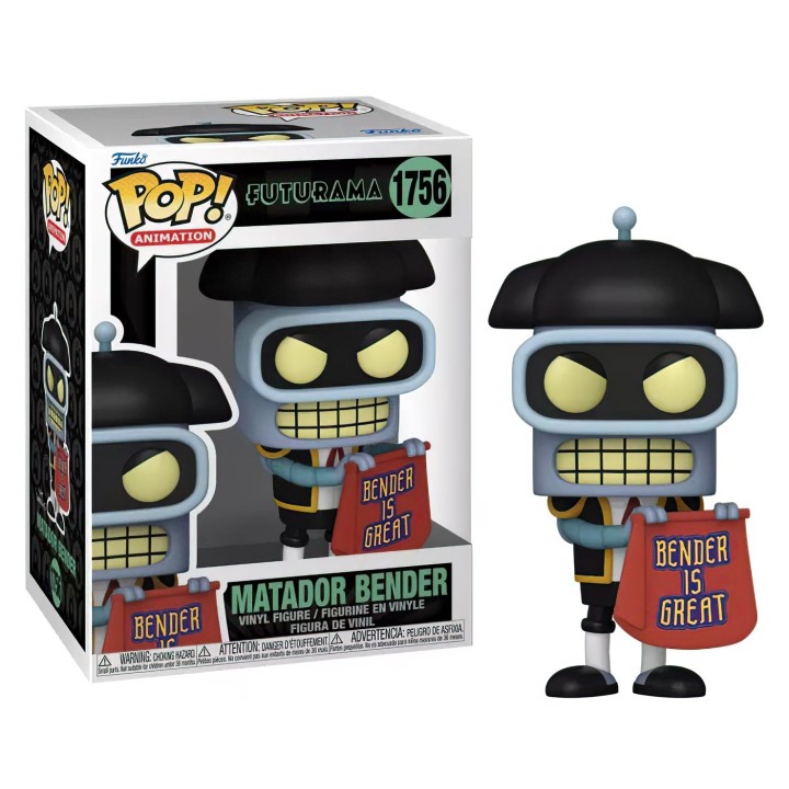 Funko Pop Matador Bender 1756 Futurama
