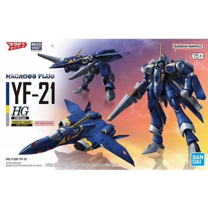 HG YF-21 Macross Plus 1/100