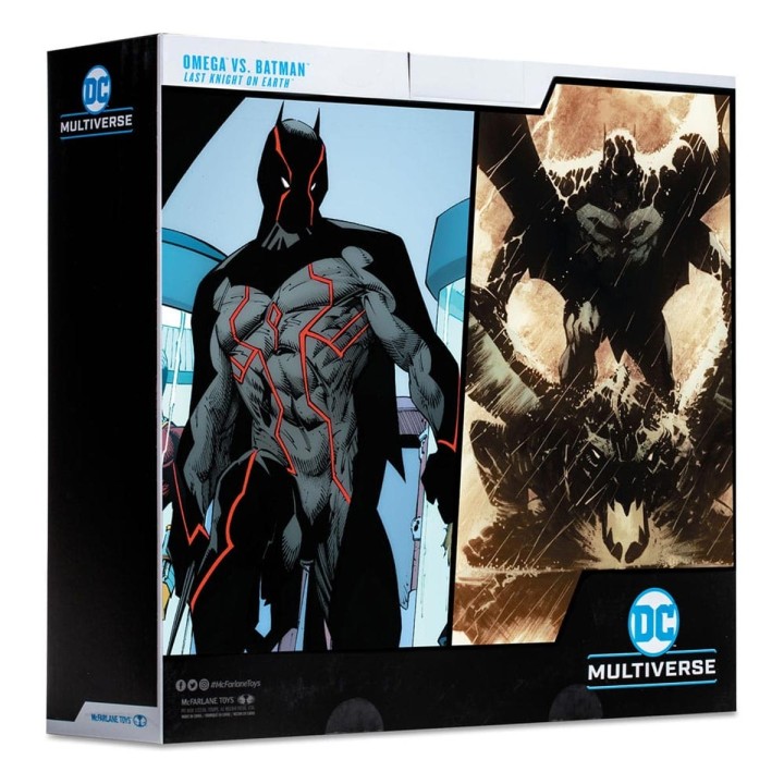 Omega VS Batman Last Knight on Earth Gold Label Collection DC Multiverse