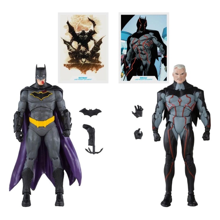 Omega VS Batman Last Knight on Earth Gold Label Collection DC Multiverse